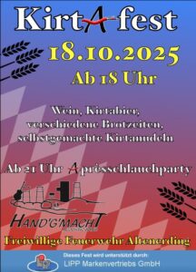 Save the Date! Kirtafest am 18.10.2025